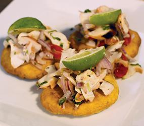 Coconut arepas