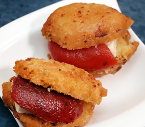 Stuffed almojábanas