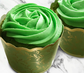 Pistachio cupcakes