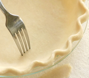 Pie shell and top dough