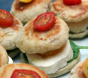 Caprese stuffed bread